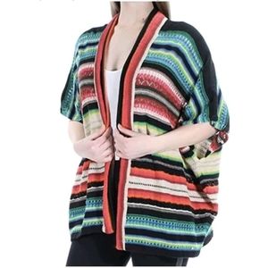 Ralph Lauren Multicolor Open Front Cardigan